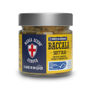 Baccalà sott’olio 200g Marca Scudo